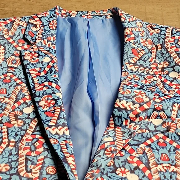 Suslo Couture Holiday Sports Coat sz M-40 - Picture 4 of 5